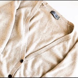 Anthropologie Cream Cardigan Sweater